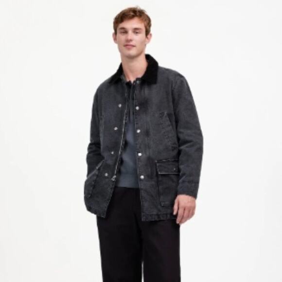 MADEWELL Mens Insulated Workwear Jacket Coat Navy Size M NWT - Picture 1 of 10